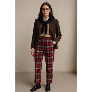 Vintage Pendleton Wool Lined MacDuff Tartan Plaid Pants Trousers Academia Preppy